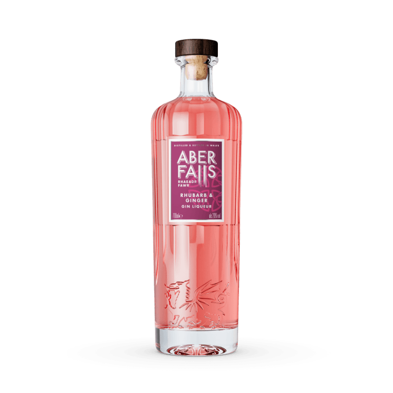 Rhubarb and Ginger Gin liqueur - Aber Falls Distillery